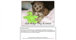 Desktop Screenshot of oakridgedogkennels.com